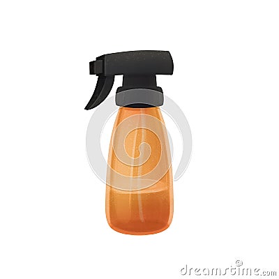 Plant Sprayer Bottle Cartoon Illustration